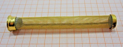 Filter Sieb Benzinhahn Oldtimer Motorrad PKW - 73mm 10x12 Messing - tap sieve - Bild 1 von 4