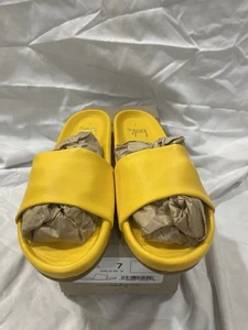 Beek Gallito Leder Pantolette Sandale sonnenblumengelb Größe 7 - Bild 1 von 6