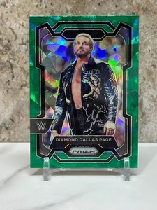 Diamond Dallas Page Green Cracked Ice Refractor WWE Panini Prizm | NM/M - Picture 1 of 6