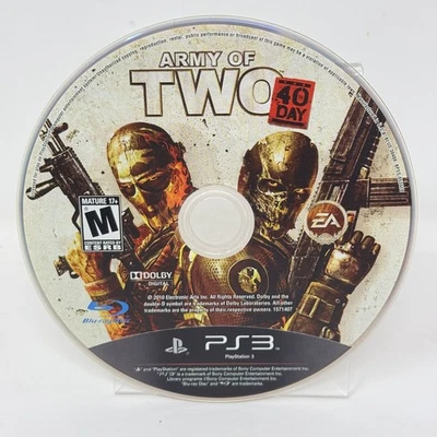 Army of Two The 40th Day PS3 Video Game Multiplayer Co-Op - Image 1 of 2