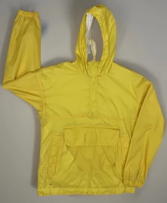 Lands' End Men's Nylon Jacket Windbreaker Cotton Lined , Yellow size XS Preowned - Image 1 of 4