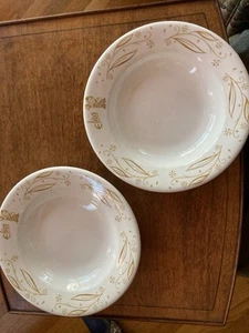 PAIR Big Boy Soup/Salad Bowl Elias Bros Restaurant Buffalo China - Picture 1 of 8