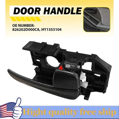 Manija interior de la puerta interior gris lado del pasajero delantero se adapta a 01-05 Hyundai Elantra Foto 1 de 4