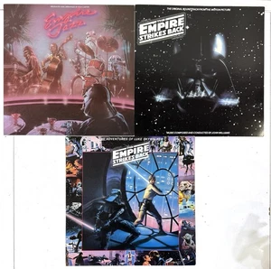 3 Star Wars Empire Strikes Back Soundtrack 12x12” Record Store Promo Flats - Picture 1 of 5