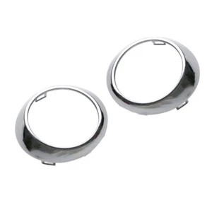 For Mercedes W251 R320 R350 A Pair of Bumper Fog Light Lamp Bezel Cover Ring NEW - Picture 1 of 5