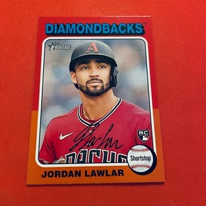 Jordan Lawlar .. ROOKIE .. Arizona Diamondbacks .. 2024 Heritage Card 429 - Bild 1 von 2