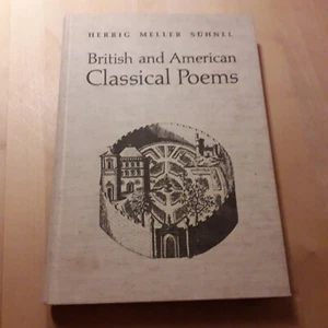 British and American Classical Poems Sühnel Herrig Meller gebunden Gedichte - Bild 1 von 3