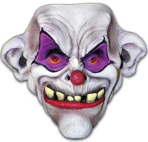 Toofy the Clown Mask Circus Scary Killer Fancy Dress Halloween Costume Accessory - Picture 1 of 1