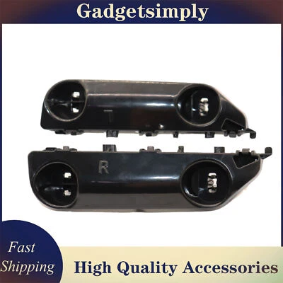 1 par de soportes laterales de parachoques superiores delanteros para Nissan March Micra K13 2011-2015 Foto 1 de 4