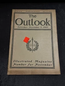 The Outlook Magazine November 1903 Lot Of 4 - Picture 1 of 4