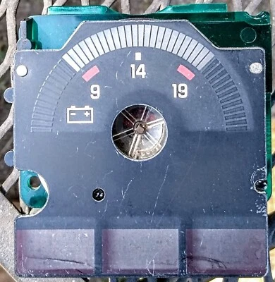 88-91 GMC Truck 1500 2500 3500 Voltaje Batería Amperímetro Amp Medidor de Carga Chevy Foto 1 de 4