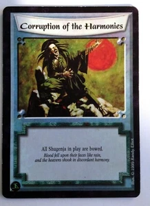 Corruption of the Harmonies L5R Legend of the Five Rings CCG Pearl Edition - Picture 1 of 1