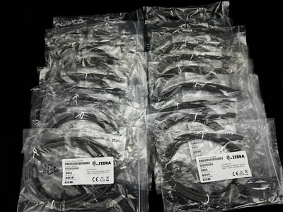 Lot of 20 Zebra 7ft USB Data Transfer Cable CBA-U21-S07ZBR NEW - Image 1 of 4