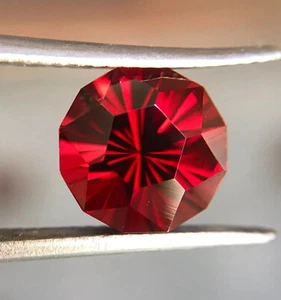 Natural 9 mm Mozambique Garnet Precision Cut Round For Jewellery Making - Picture 1 of 10