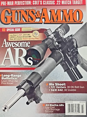 Guns & Ammo Baer .264 LBC LWCRI M6 T/C Venture .22 AR AK DIY Tests Training - Image 1 of 4