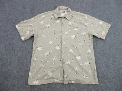 Quicksilver Shirt Mens Adult Small Gray Button Up Surf Outdoors Lightweight - Image 1 of 4