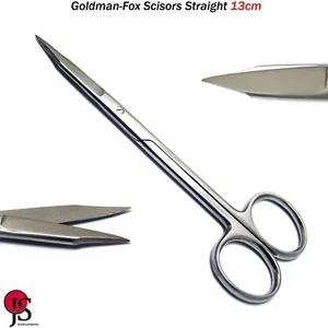 Goldman Fox Schere Präparieren Scharf Weichgewebe Zahnfleisch Naht Chirurgisch - Bild 1 von 4