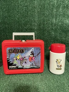 Beetlejuice Lunchbox Plastic 1989 W/ Thermos. Fast Shipping!! - Picture 1 of 6