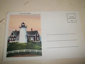 Cape Cod Windmühle Vintage unbenutzt neue Bedford Mass Postkarte - Bild 1 von 2