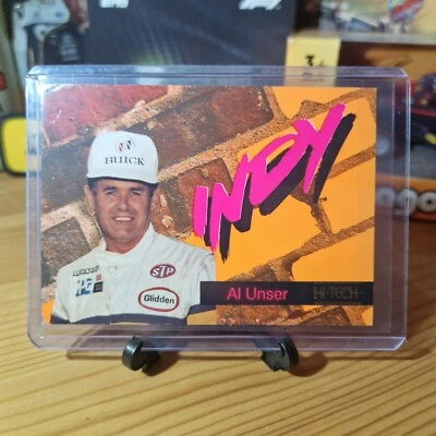 Al Unser Sr. #38 1993 Hi-Tech Indy 500 Card F1 Retro Motorsport Memorabilia - Image 1 of 2