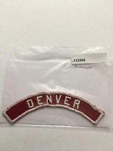 DENVER COLORADO STRISCIA DI CITTÀ ROSSA E BIANCA F13393 - Foto 1 di 1
