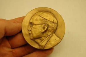 + Grande Moneta Bronzo di "Terence Cardinal Cooke" Arcivescovo di New York + Calice co. - Foto 1 di 5