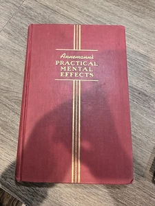 Annemann's Practical Mental Effects. First Edition 1944. No Dust Jacket - Picture 1 of 5
