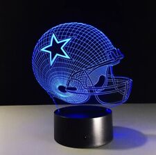 Dallas Cowboys 3D LED Light Lamp Collectible NFL Football Team Home Decor Gift
