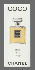 Carte publicitaire  - advertising card - Coco de Chanel  (anglais) - Imagen 1 de 1
