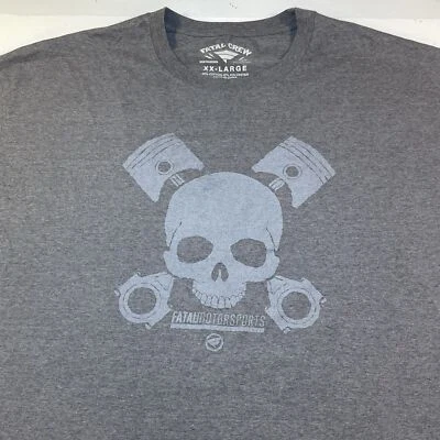 NUEVA CAMISETA FATAL CREW MOTORSPORTS MOTOCROSS MX CARRERAS PISTÓN CALAVERA Para Hombres XXL Foto 1 de 4