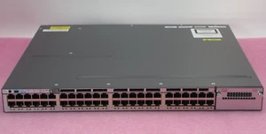 Cisco Catalyst WS-C3750X-48T-L 48-Port 1GbE RJ45 L3 Managed 1U Switch - Picture 1 of 5