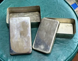 RUSSLAND Medizinische Sterilisator Box UdSSR Edelstahl 1969 Vintage Set 2 Stück - Bild 1 von 8