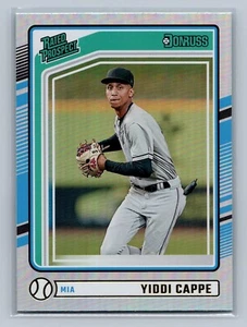 YIDDI CAPPE 2024 Donruss Baseball Rated Prospect SILVER HOLO #142 Miami Marlins - Bild 1 von 2