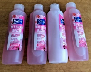 4 Suave Wild Cherry Blossom Softening Conditioner & Shampoos. 22.5oz - Picture 1 of 1