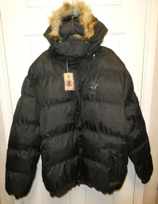 Abrigo Parka Beverly Hills Polo Club Mujer Negro Puffer Talla XXL NUEVO CON ETIQUETAS $130.00 Foto 1 de 4
