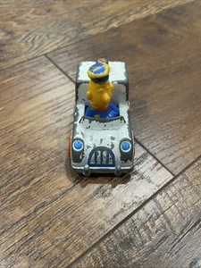 Playskool Sesame Street Bert's Pigeon Patrol Car Muppets Inc 1983 White Diecast - Imagen 1 de 4