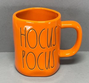 Rae Dunn Orange Hocus Pocus Mug 20 Oz Ceramic Halloween Coffee Tea Cup - Picture 1 of 8