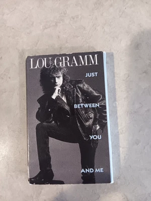 Just Between You And Me ~ LOU GRAMM Cassingle (Cassette Tape Single) Vtg. FS - Изображение 1 из 4