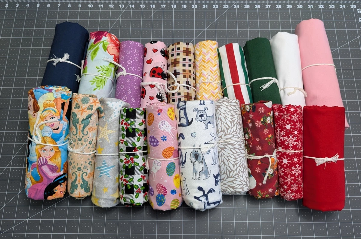 Lote De 100 Retales De Tela De Algodón - Cuadrados De 10x10 Cm - Material Para Manualidades, Costura Y Proyectos DIY