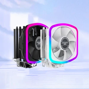 4-Tube Copper CPU Air Cooling Fans For AMD For Intel With ARGB Atmosphere Lam DR - Afbeelding 1 van 20