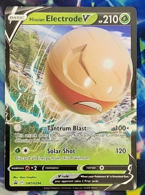 Hisuian Electrode V SWSH294 SWSH: Sword & Shield Promo Cards Holo - Image 1 of 2