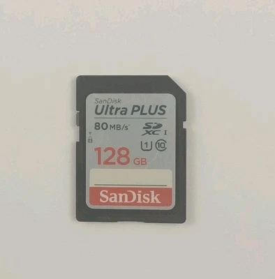 SanDisk 128GB ULTRA SDXC SD 80mb/s Camera Flash Memory Card  - Image 1 of 3
