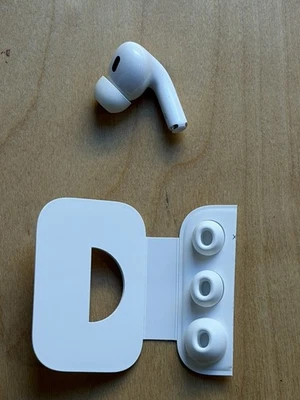 Left Replacement AirPod - AirPods Pro (2nd Generation)  - Great and New Ear Tips - Image 1 of 3