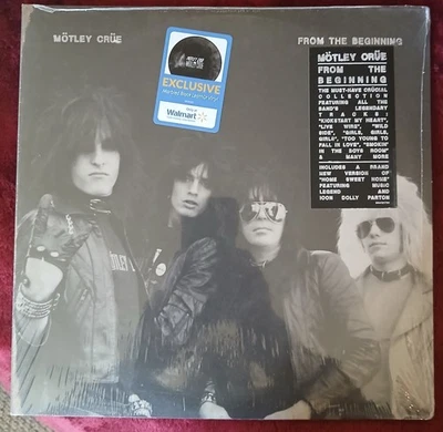 Motley Crue: From The Beginning 2xLP Black Marble Vinyl New Sealed - Image 1 of 3