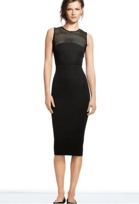 Colección Roland Mouret para Vestido Yugo de Encaje Banana Republic Bodycon Carrera Talla 4 Foto 1 de 4
