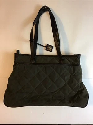 Bolso de Mano Ralph Lauren Acolchado Verde  Foto 1 de 4