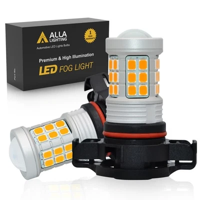 Alla 5200S PSY24W LED  Yellow Front Turn Signal Light Bulb Lamp for BMW Audi - Image 1 of 4