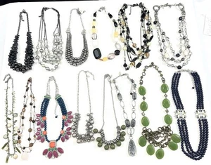 Lot of 14 Piece LIA SOPHIA Jewelry Necklaces - Picture 1 of 9