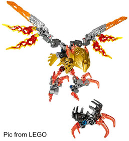 LEGO Bionicle Elemental Creatures 71303 Ikir Creature of Fire Set Complete