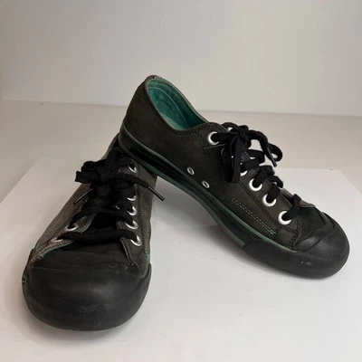 Zapatilla deportiva Keen Shoe para mujer 9 cuero lona parte superior baja con cordones senderismo sendero trabajo Core Go Foto 1 de 4